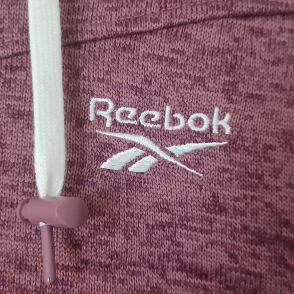 NWT Reebok Faux Fur Fleece Dusty Rose Womans Jacket Size Medium Full Zip Up - Picture 2 of 10